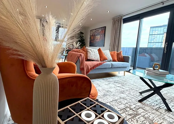 公寓 Luxe Duplex Penthouse In Centre - Free Parking