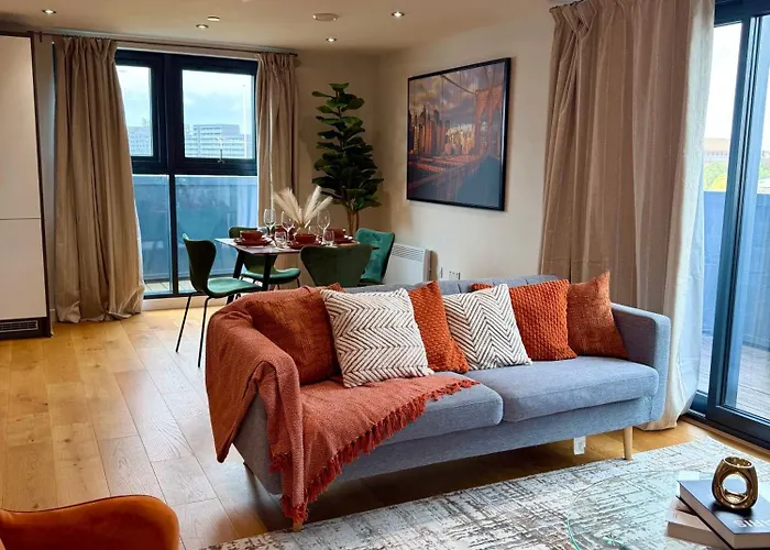 公寓 Luxe Duplex Penthouse In Centre - Free Parking 利兹